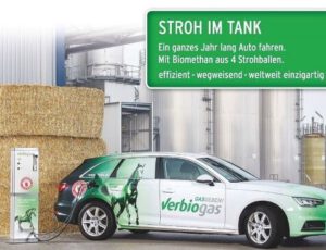Stroh im Tank. Quelle & ©: VERBIO AG.