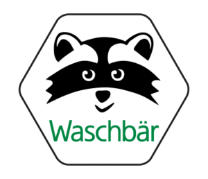 Logo von Waschbär. Quelle & ©: Waschbär.