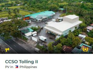 Investmentchance ecoligo: CCSO Tolling II, PV in Philippines. Quelle & ©: ecoligo