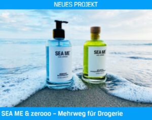 Investmentchance Green Rocket: Sea Me & zerooo - Mehrweg für Drogerie. Quelle & ©: Green Rocket.