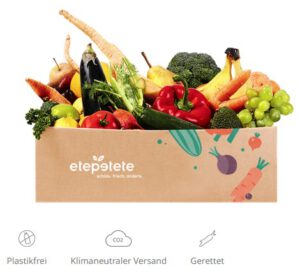 Gesunde Obst- und Gemüsebox von etepetete. Quelle & ©: etepetete GmbH