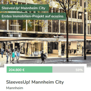Investmentchance Ecozins: Mannheim City. Quelle & ©: Ecozins